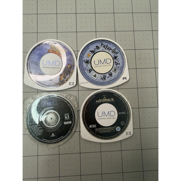 Other - PSP UMD Game & Movie Lot Patapon Star Wars Force Unleashed National Treasure Sky